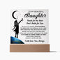 My Beautiful Daughter | Reach for the Stars | Night Light | Acrylic Plaque