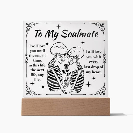 Soulmate | End of Time | Acrylic Plaque | Halloween