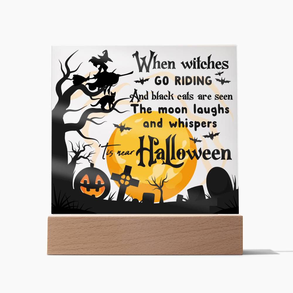 Halloween | Black Cats | Acrylic Plaque