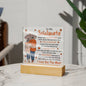 Soulmate-Love You Most Acrylic Plaque