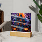 Halloween House | Stained Glass | Acrylic Plaque