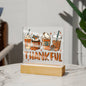 Thankful | Pumpkin Spice Latte | Acrylic Plaque