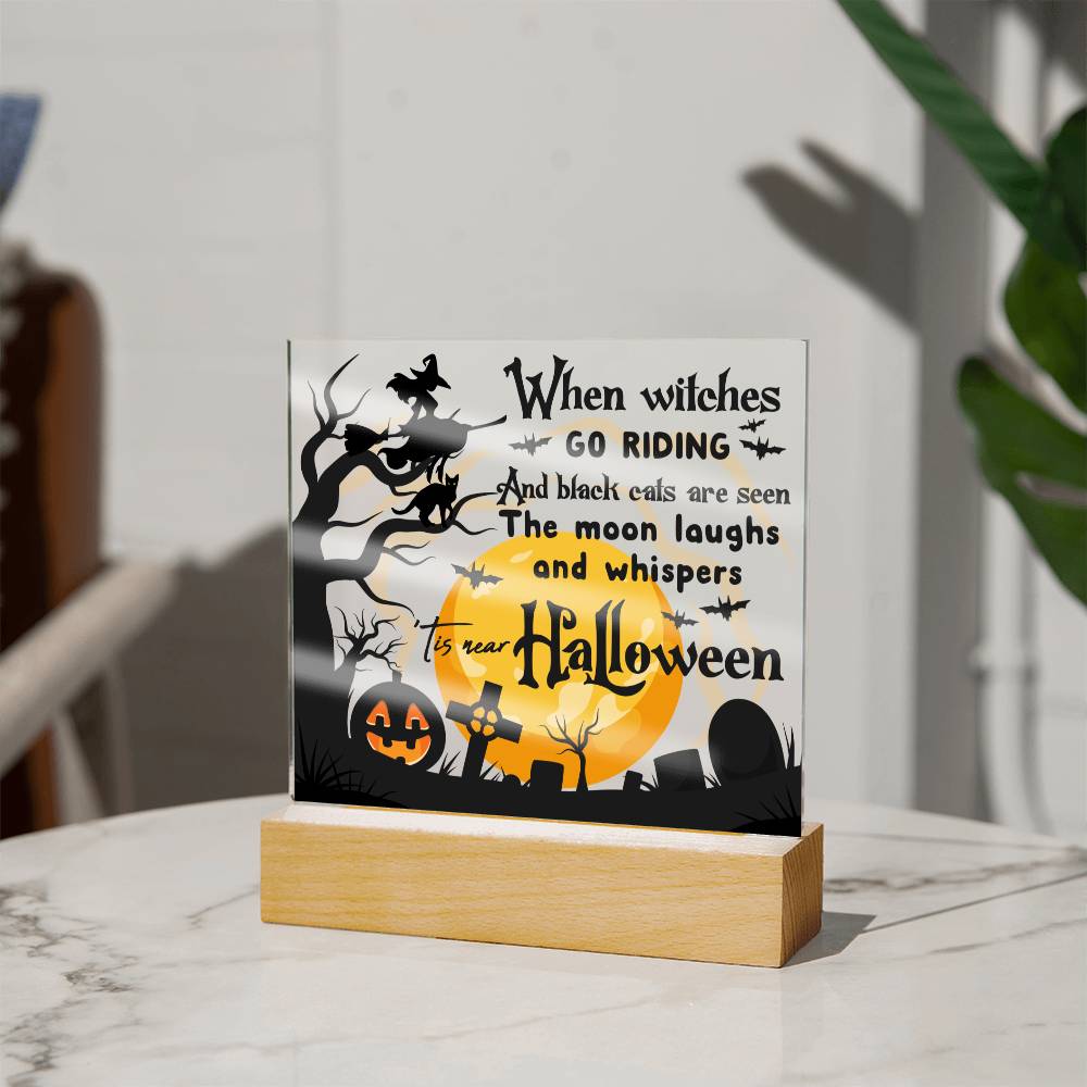 Halloween | Black Cats | Acrylic Plaque