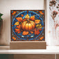 Stained Glass Pumpkin | Thanksgiving | Acrylic Plaque Nightlight