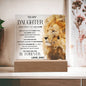 Daughter | Shadows | Lion Acrylic Plaque