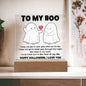 To My Boo | Happy Halloween | Acrylic Plaque | Love of My Life