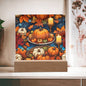 Warm Thanksgiving | Pumpkin Plate | Stained Glass Acrylic