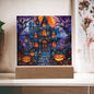 Halloween House | Stained Glass | Acrylic Plaque