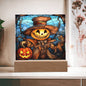 Pumpkin Ghost | Stained Glass | Acrylic Plaque