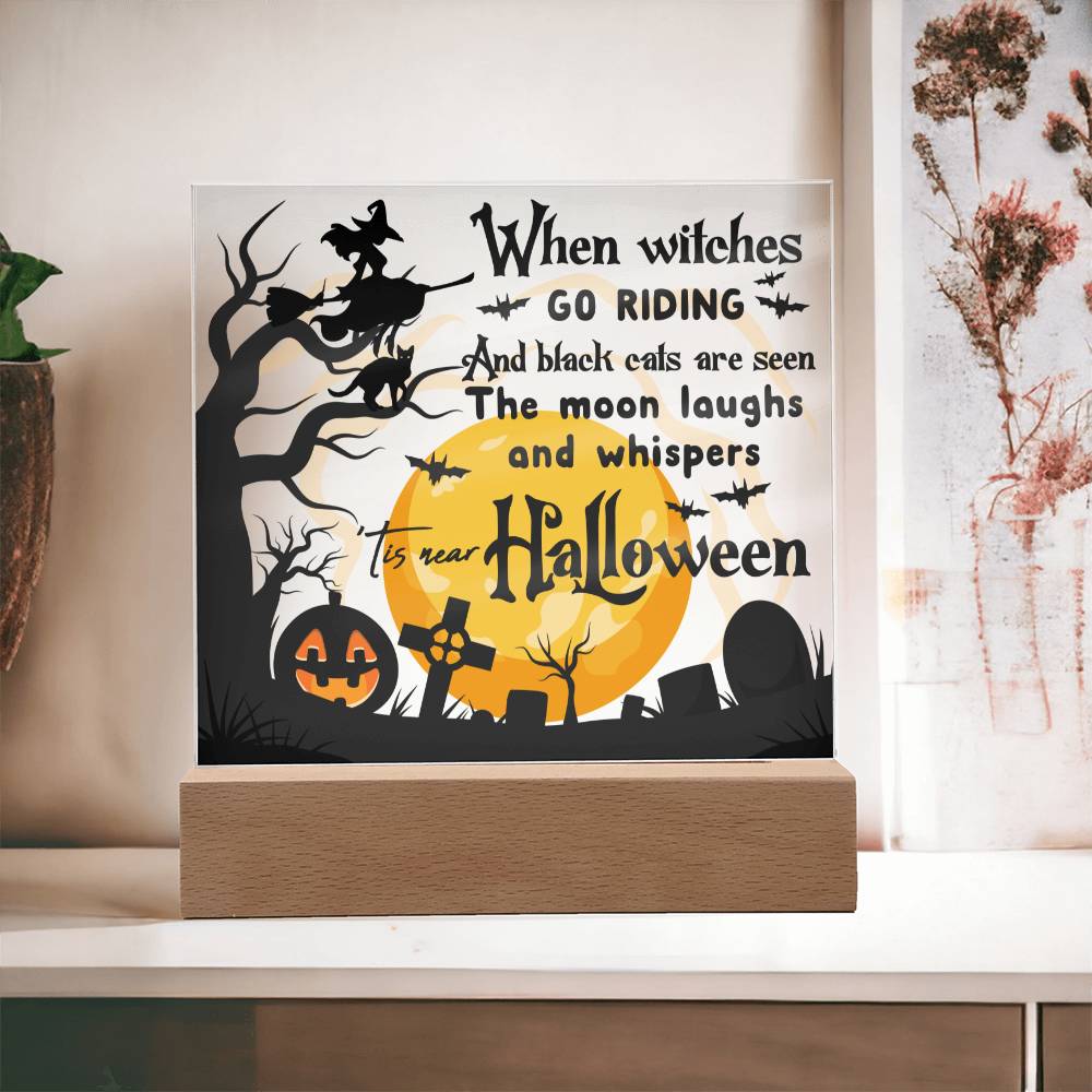 Halloween | Black Cats | Acrylic Plaque