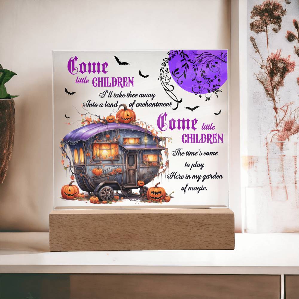 Halloween | Garden of Magic | Acrylic Plaque