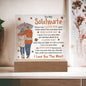 Soulmate-Love You Most Acrylic Plaque