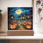 Halloween House Pumpkin Patch | Stained Glass | Acrylic Plaque