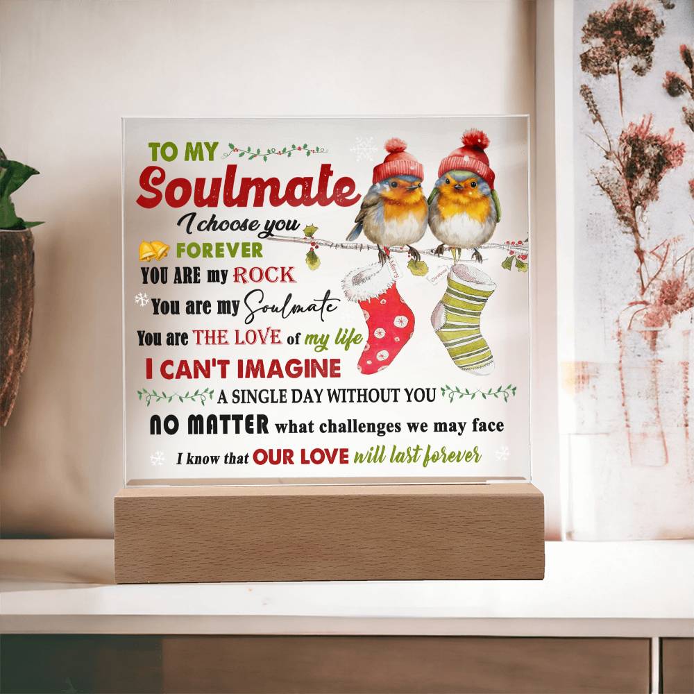 Soulmate - Last Forever Acrylic Plaque