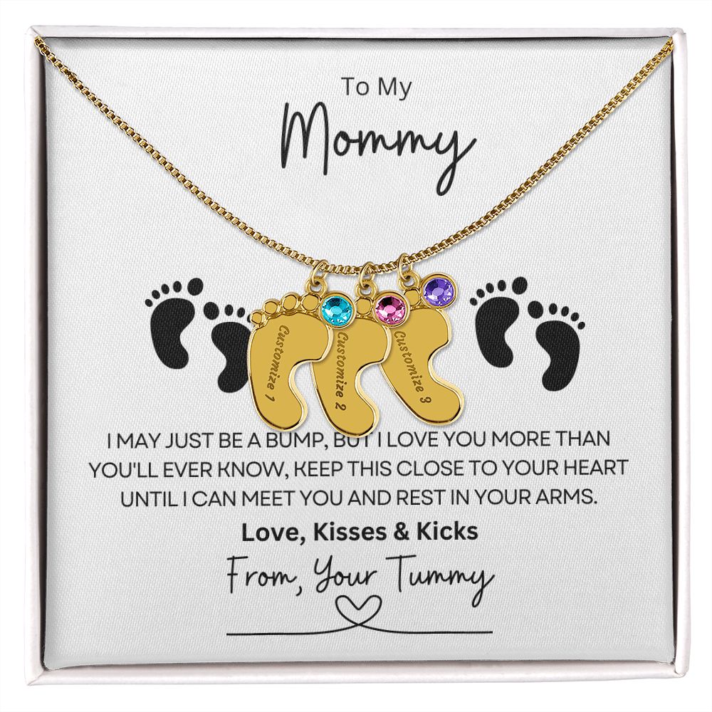 Mommy | Baby Feet | Kisses & Kicks