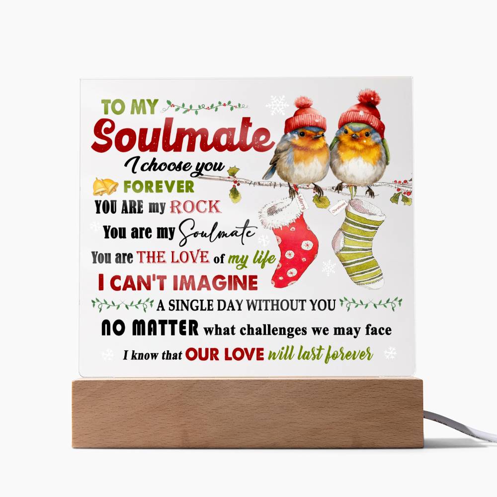 Soulmate - Last Forever Acrylic Plaque