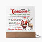 To My Grandson - Be with You Acrylic Plaque