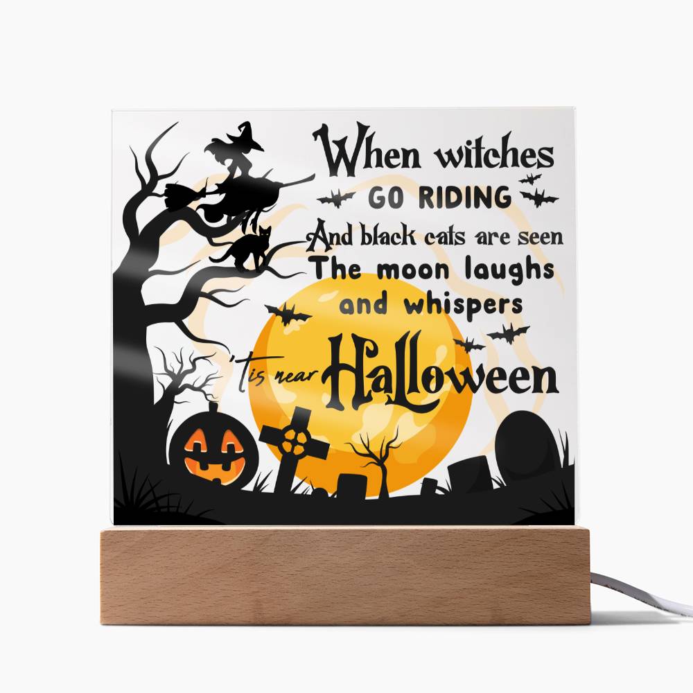 Halloween | Black Cats | Acrylic Plaque