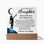 My Beautiful Daughter | Reach for the Stars | Night Light | Acrylic Plaque