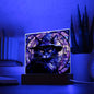 Black Cat Witch | Stained Glass | Acrylic Plaque