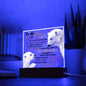 To My Son | You're Not Alone Acrylic Plaque