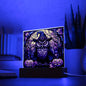 Owl Stained Glass | Acrylic Plaque | Halloween