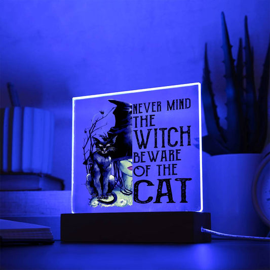 Beware Cat | Acrylic Plaque