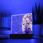 Daughter | Shadows | Lion Acrylic Plaque