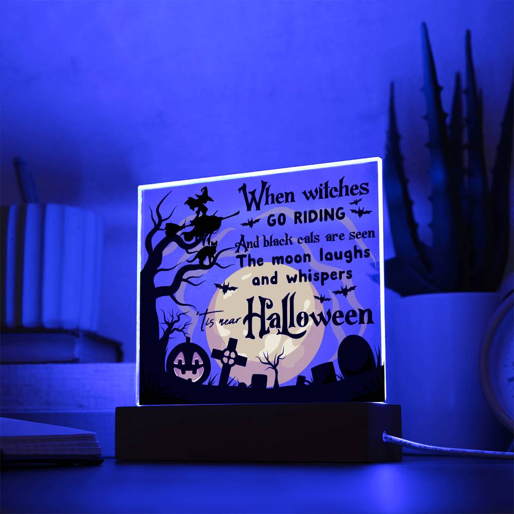 Halloween | Black Cats | Acrylic Plaque