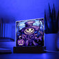 Pumpkin Ghost | Stained Glass | Acrylic Plaque