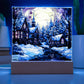 Stained Glass Church by River Acrylic Plaque