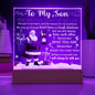 To My Son | The Light of My Life | Acrylic Plaque