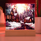 Stained Glass Church by River Acrylic Plaque
