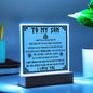 To My Son | Never Lose Acrylic Plaque