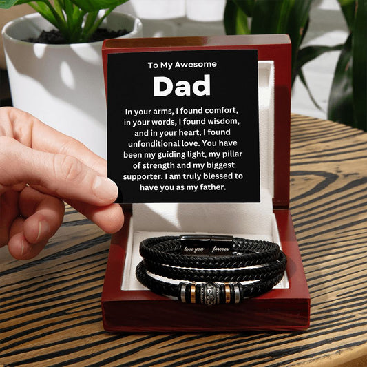 Awesome Dad | Love You Forever Bracelet | I Found