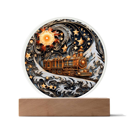 Wonderful Train Acrylic Plaque
