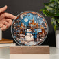 Snowman Acrylic Plaque | Christmas Gift