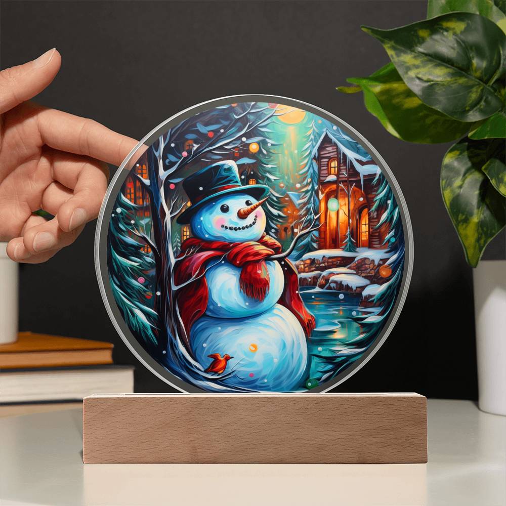 Snowman is Feeling Acrylic Plaque