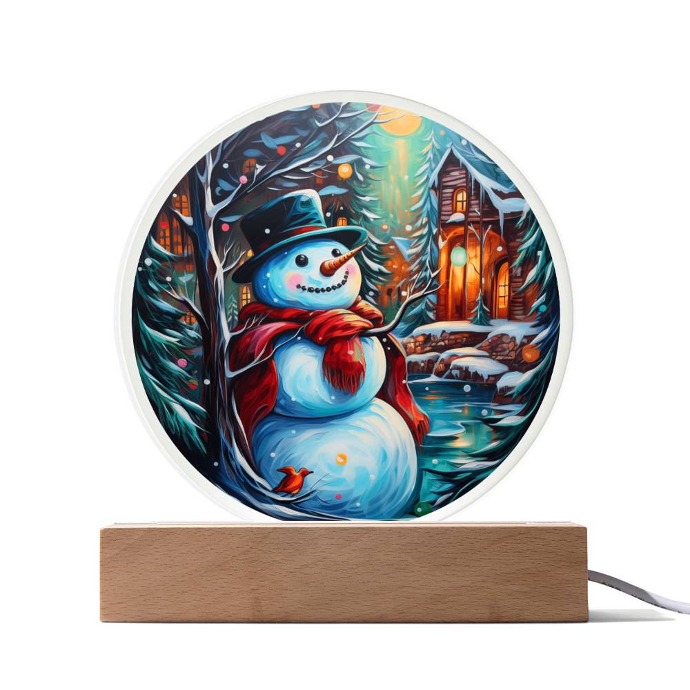 Snowman is Feeling Acrylic Plaque
