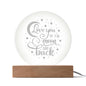 I Love You to the Moon and Back | Night Light | Acrylic Plaque