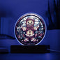 Gingerbread Stained Glass Acrylic Plaque