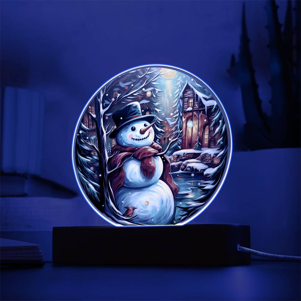 Snowman is Feeling Acrylic Plaque