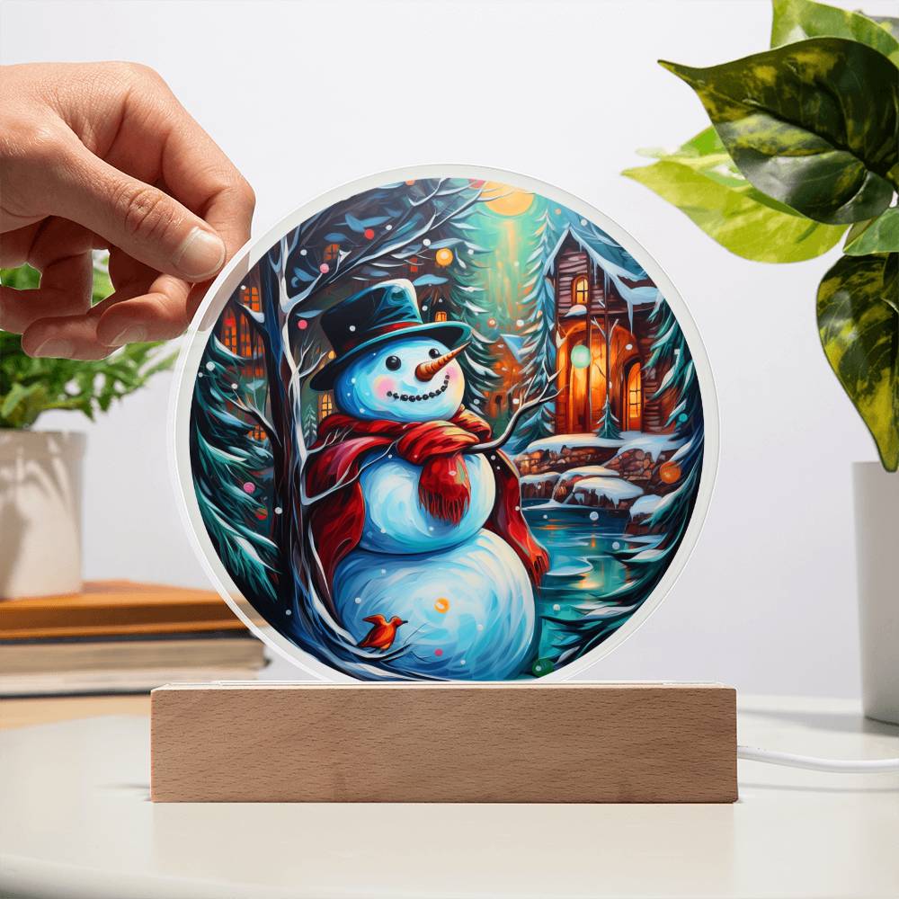 Snowman is Feeling Acrylic Plaque