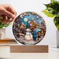 Snowman Acrylic Plaque | Christmas Gift