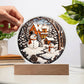 Twin Snowman Acrylic Plaque