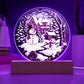 Twin Snowman Acrylic Plaque