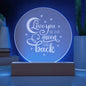 I Love You to the Moon and Back | Night Light | Acrylic Plaque