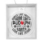 Frosty Rudolph Santa Jesus Acrylic Ornament
