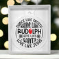 Frosty Rudolph Santa Jesus Acrylic Ornament