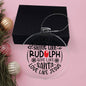 Frosty Rudolph Santa Jesus Acrylic Ornament
